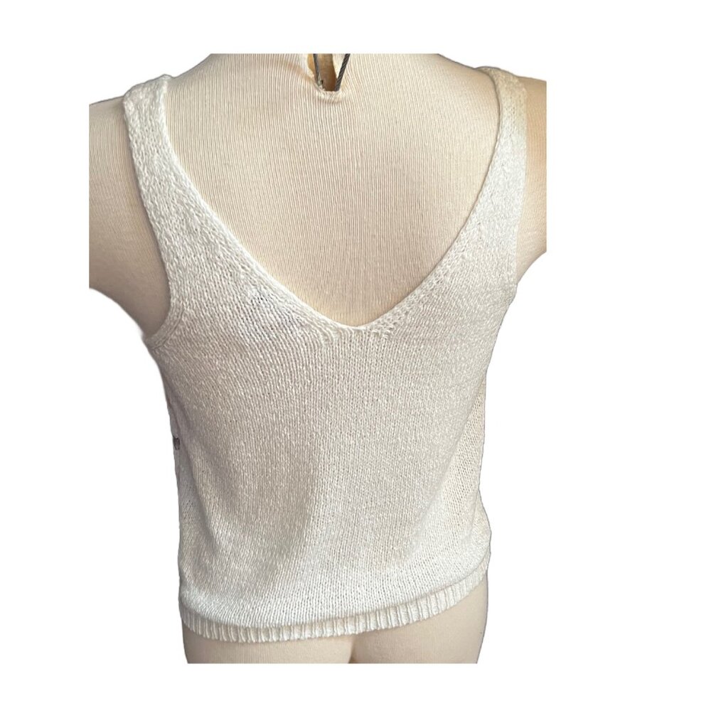 Sincerely Jules Tank Top Sweater Top With Hearts - Picture 2 of 5